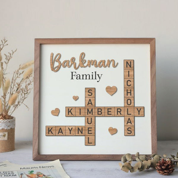 Personalized Family Name Sign