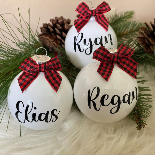 Christmas Ornaments, Personalized Christmas Ornaments