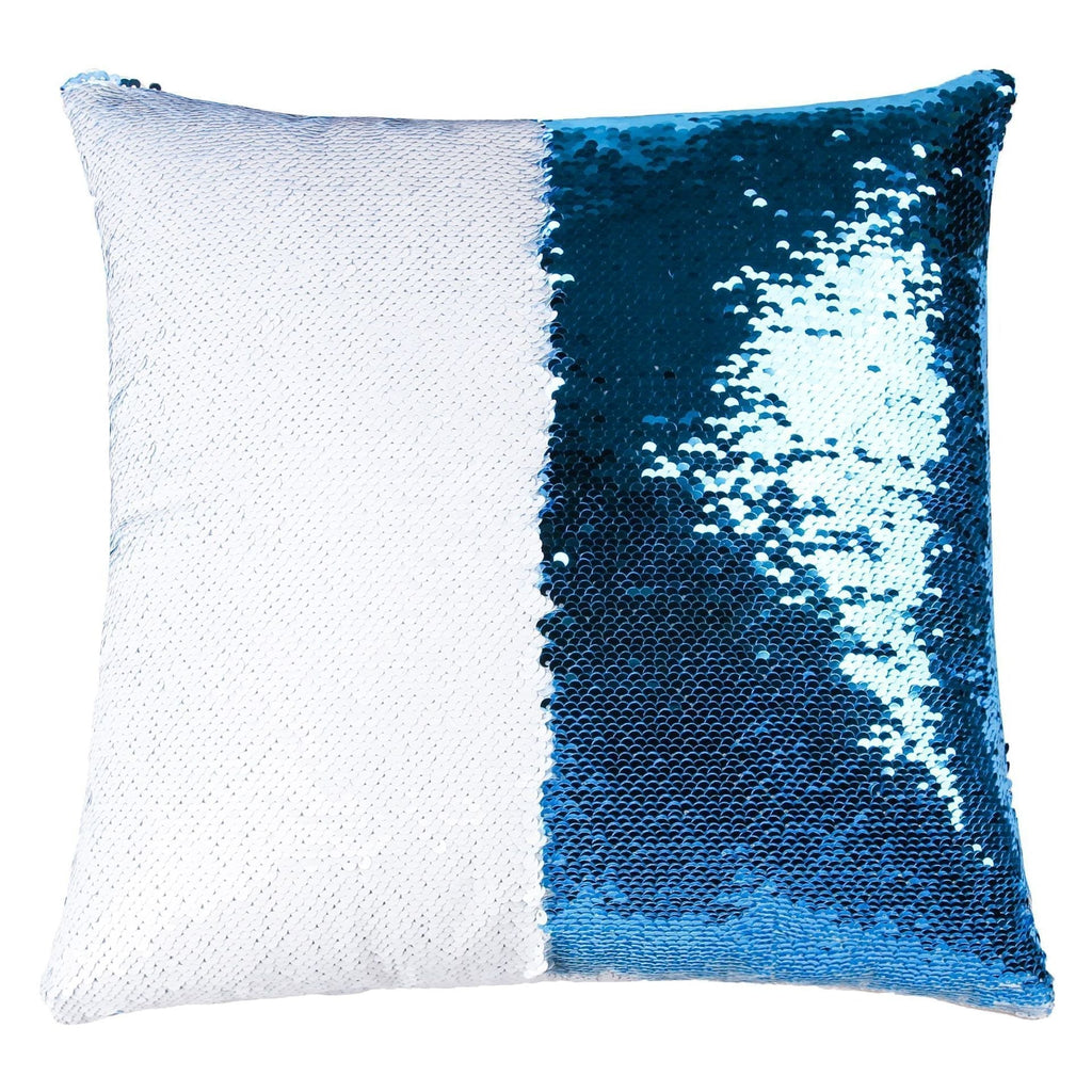 Custom Sequin Throw Pillow with Photo-Comfy Satin Cushion Covers