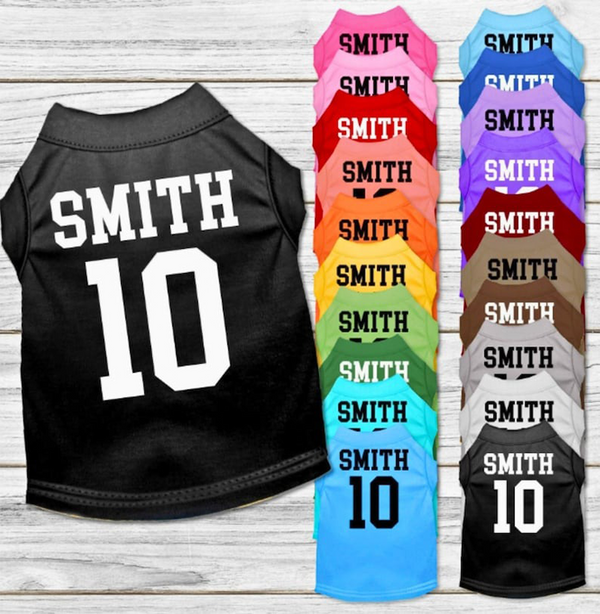 Personalized Pet Team Shirt for Dogs or Cats | Custom Names