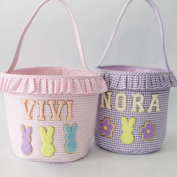 Custom Name Easter Basket | Personalized Kids Easter Basket