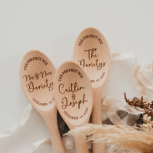 Personalized Name Wood Mixing Spoon