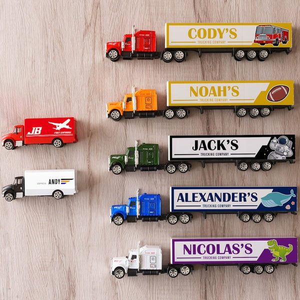 Personalized Toy Truck, Gifts for Boys, Gifts for Girls