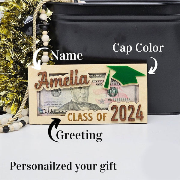 Graduation Money Holder, Class of 2024 Gift, High School Graduation