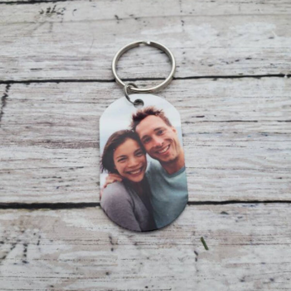 Copy of Custom Daddy Keychain, I Love You Daddy Photo Keychain