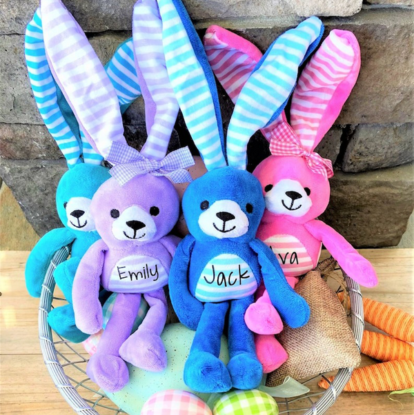 Personalized Easter Bunny, Easter Bunny, Easter Basket Stuffers