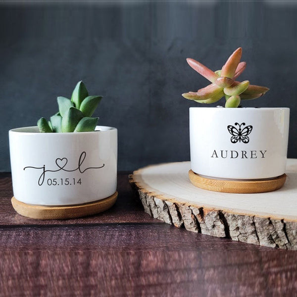 Personalised Flower Pot | Personalised Gift