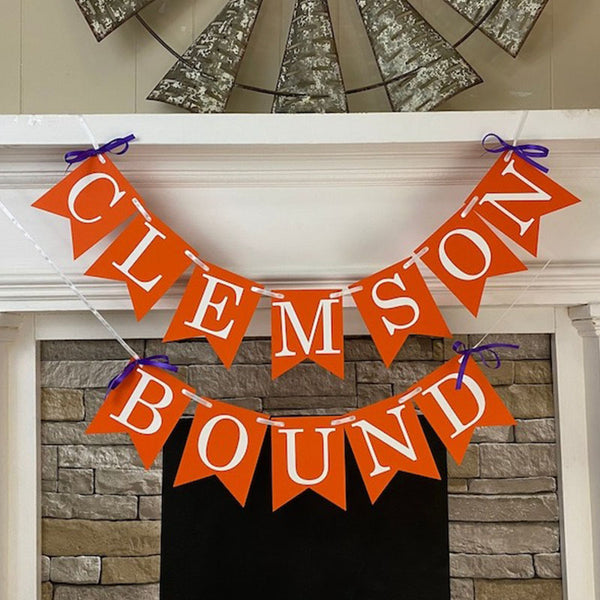 COLLEGE BOUND Banner Personalized University College Name Banner