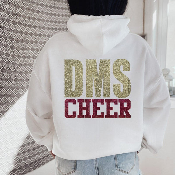 Glitter Cheer Hoodie - Custom Teamwear Hoodie