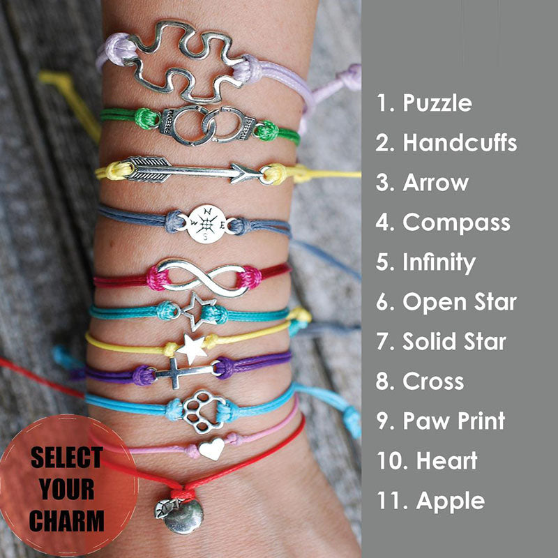 First Day of School Bracelets  Infinity Bracelet