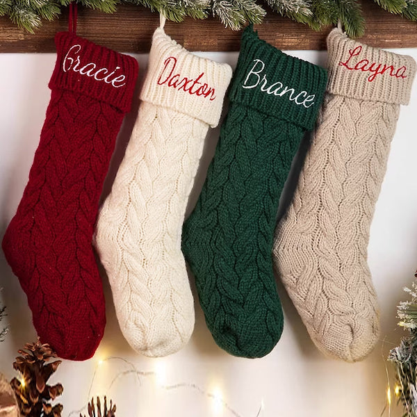 Personalized Christmas Stockings,Embroidered Christmas Stocking