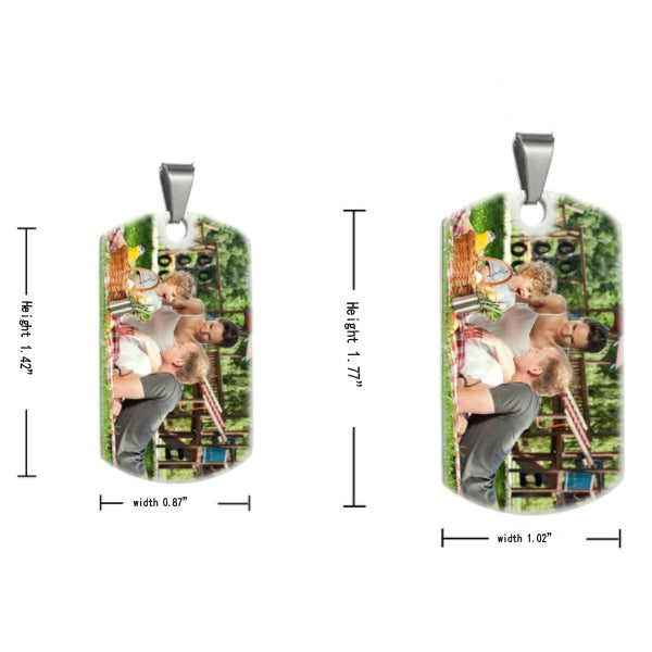 Double Sided Keychain, Custom Photo Keychain, Personalized Picture Keepsake