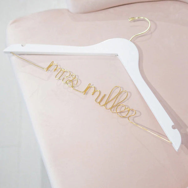 Custom Wire Wedding Hanger Dress Hanger