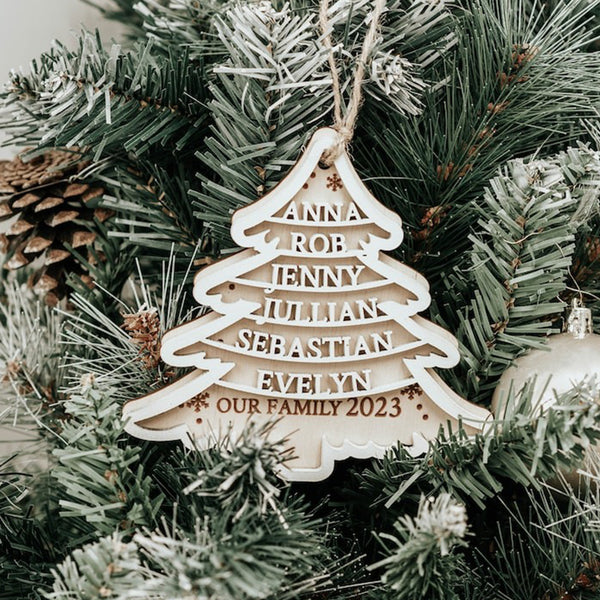 Christmas ornament 2024, Christmas tree ornaments, Family Christmas ornaments