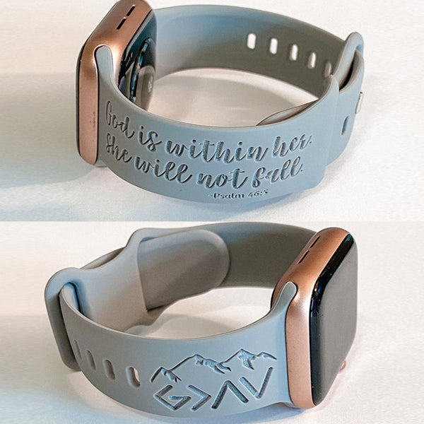 God is Greater Watchband Silicone Watch Band