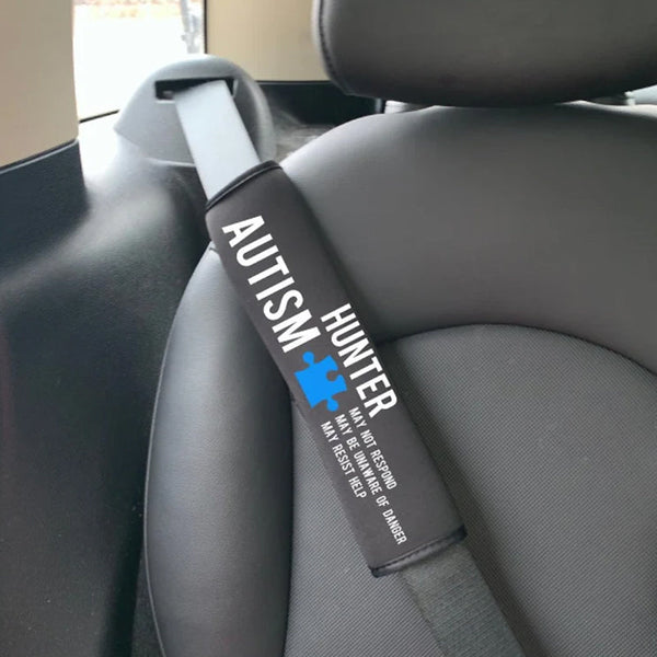 Autism Awareness Medical Alert Seatbelt Cover