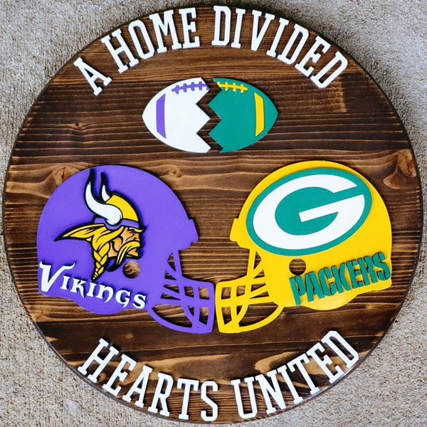 Home Divided Football Sign/Home Divided Hearts United