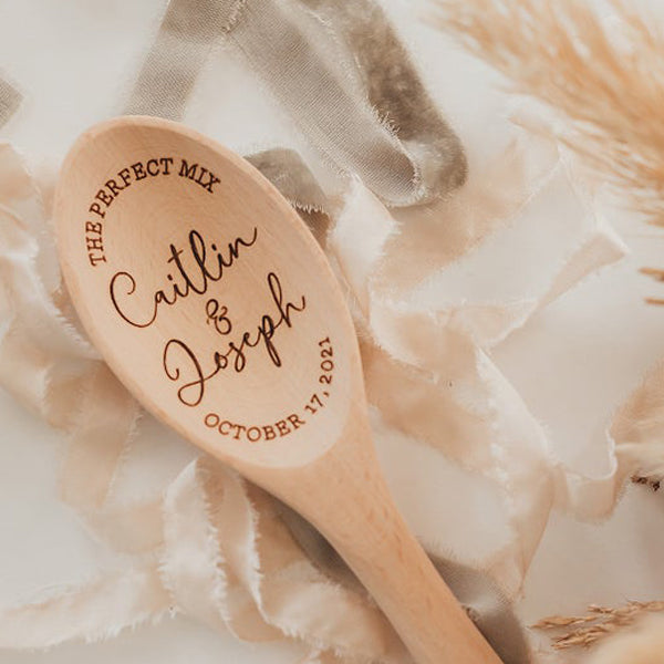 Personalized Name Wood Mixing Spoon