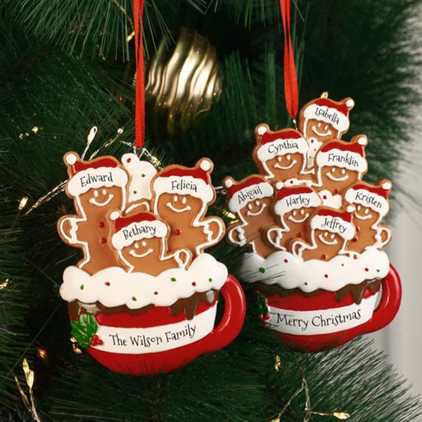 Personalized Gingerbread Christmas Ornament 2024