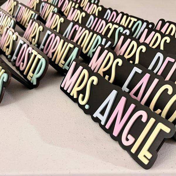 Teacher Desk Nameplate