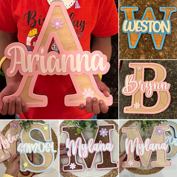 Kids Name Door Sign, Kids Name Personalized, Kids Name Room Sign, Personalized Kids Name Sign