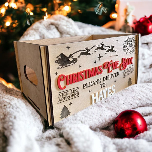 Christmas Eve Box/Christmas Eve Crate/Personalized