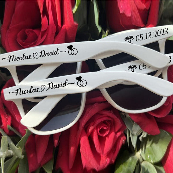 Personalized Custom Printed Sunglasses in Bulk Wedding Party Favors Gifts for Guests School Graduation Class of 2024