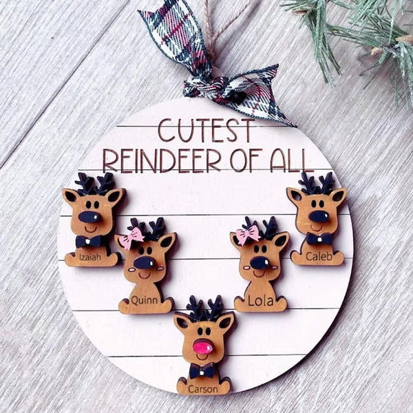 Personalized Ornaments|Grandparent Ornaments |  Wood Ornaments