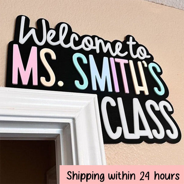 Home Decor Signs Custom Teacher Appreciation Gift