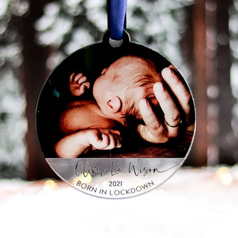 Born In Lockdown 2021, Baby First Christmas Ornaments