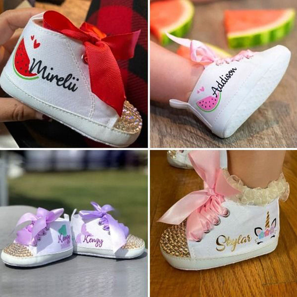 Personalized Baby Unique Shoes Baby Shower Gift