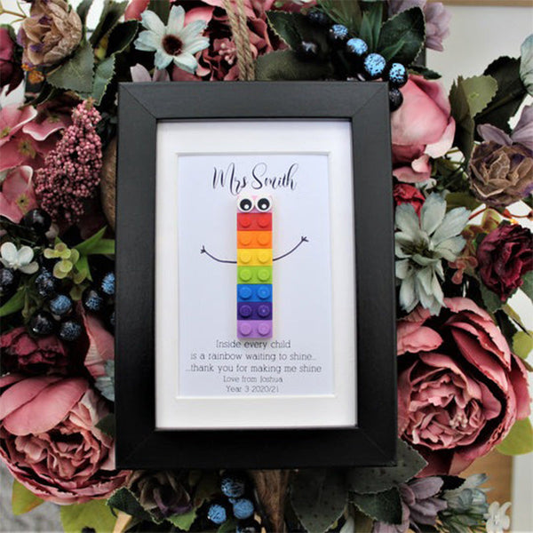 Rainbow Teacher Personalized Gift