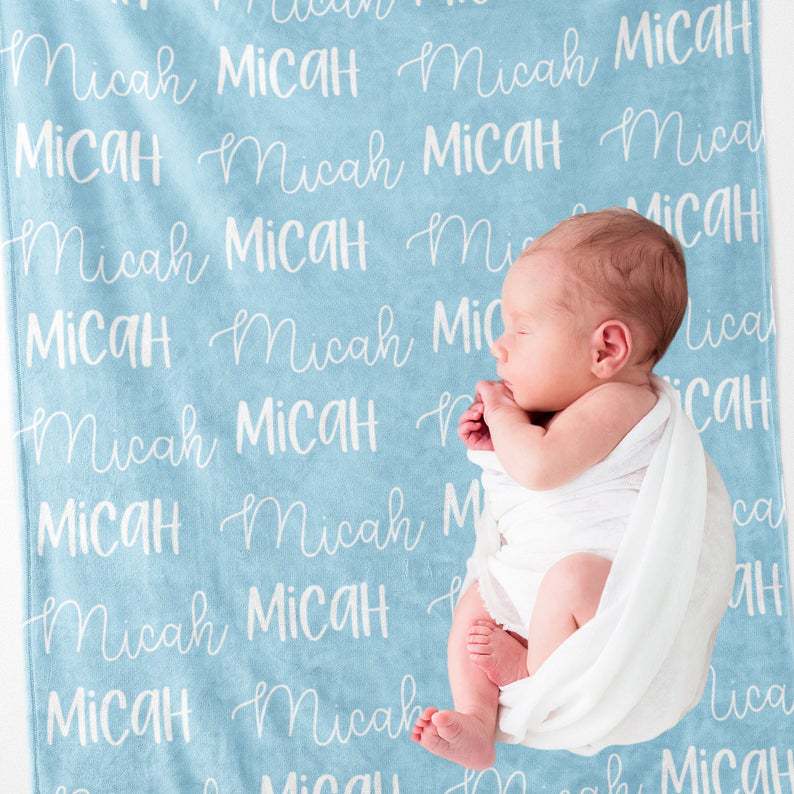 Personalized Baby Name Blanket