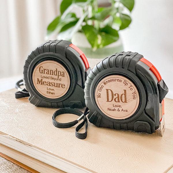 Personalised Father's Day Gift for Dad Daddy Grandad Nobody Measures Up Immeasurable