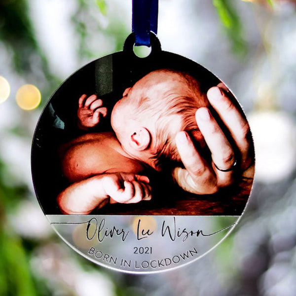 Born In Lockdown 2021, Baby First Christmas Ornaments