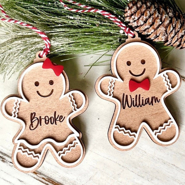 Personalized Gingerbread Ornament