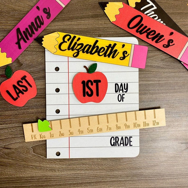 Custom Interchangeable Back to School Sign