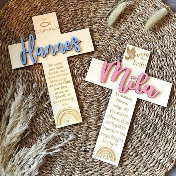 Communion Cross, Baptism Cross, Personalized Cross, Gift For Communion