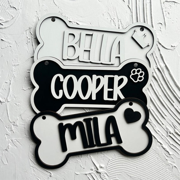 Personalized Crate Name Sign, Kennel Name Plate