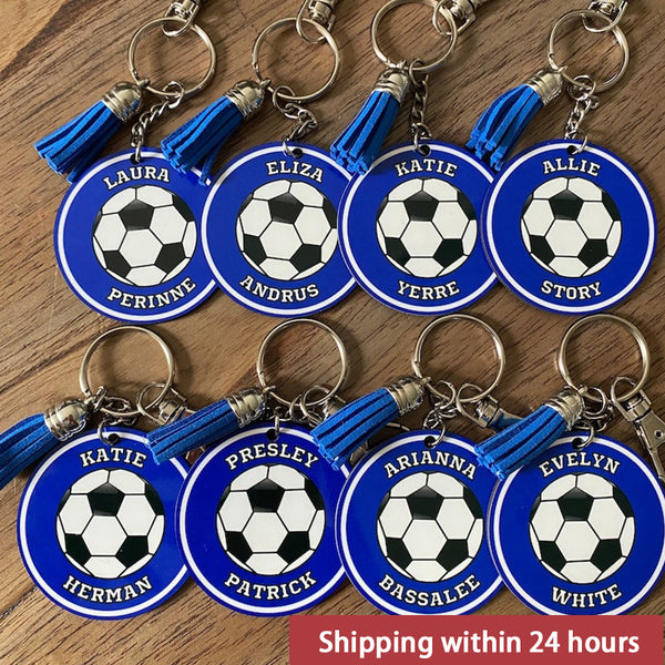 Bag Tag Sport Team, Keychain, Personalized Sport Tags