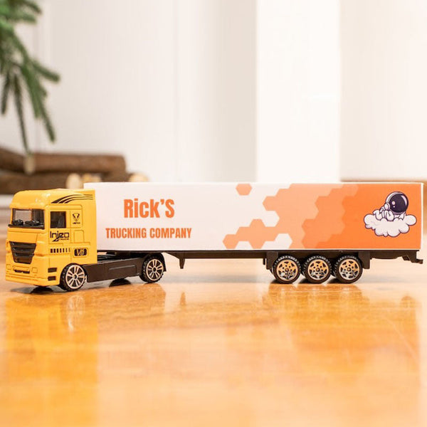 Kids Toy Truck, Toy With Name, Personalized Toy