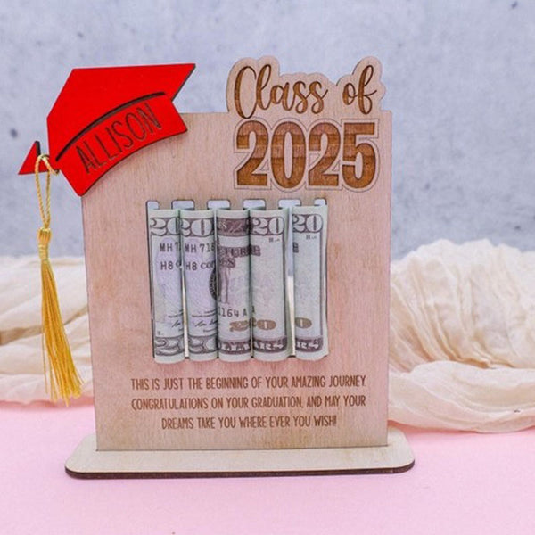 Personalized Grad Money Gift Holder,Grad Gift