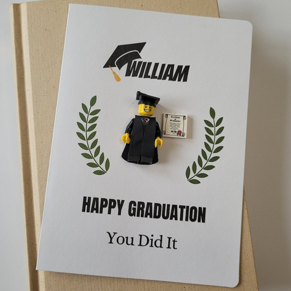 Personalized graduation card congrats grad card college graduation card