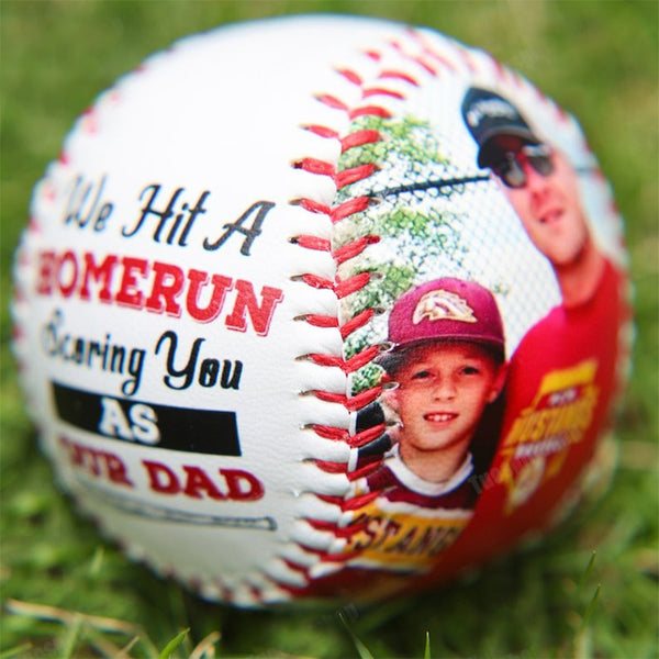 Custom Photo Baseball, Personalized Baseball, New Dad Gift