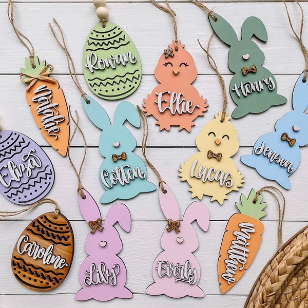 Personalized Easter Basket Tags