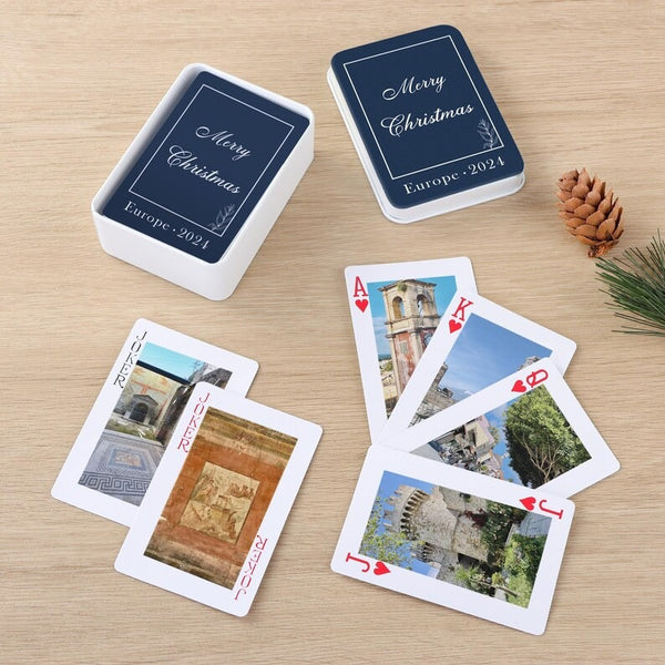 Custom Photo Playing Cards, Personalized Deck Of Cards with Box