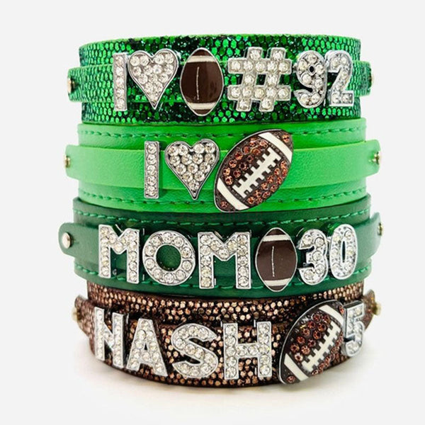 Custom Design Personalized Football jewelry, Any Name