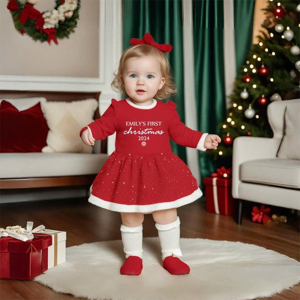 Christmas Baby Girl Tutu|Baby Girl Outfit|First Christmas Baby Outfit