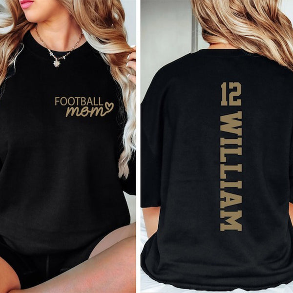 Customized Football Mom Sweatshirt