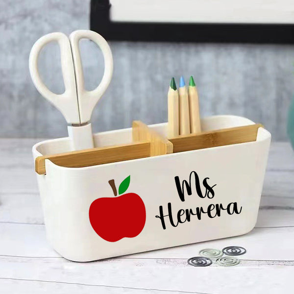 Personalized Teacher Desk Organizer